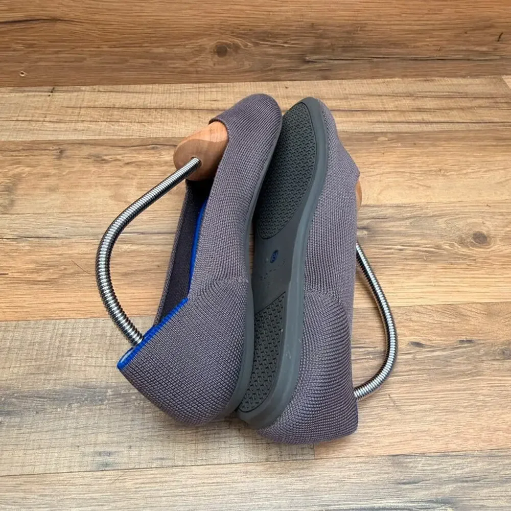 Rothys  Women's Shoes Size 9.5 Purple Washable Round Toe Ballet Loafers